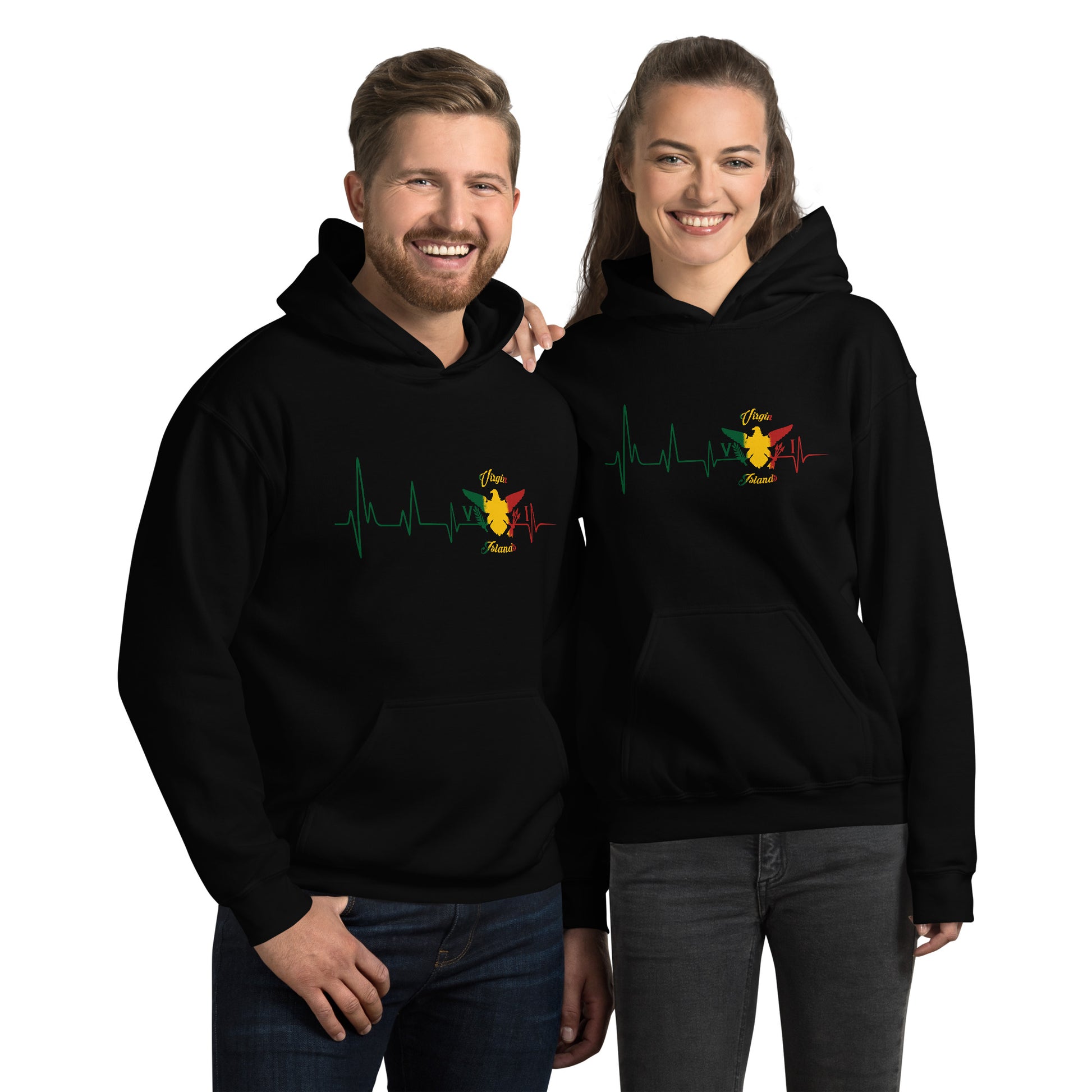 Unisex Heart Beat Hoodie | Phade Fashion Virgin Islands