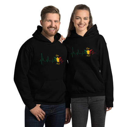 Unisex Heart Beat Hoodie | Phade Fashion Virgin Islands